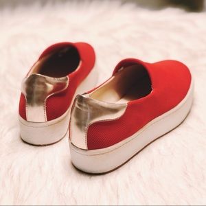 Zara | Platform Slip On Sneakers Gold Ascent